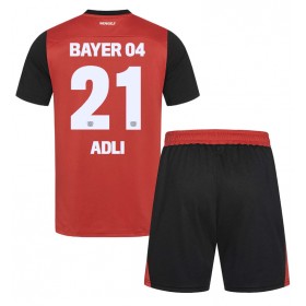 Bayer Leverkusen Amine Adli #21 Heimtrikot 2024-25 Kurzarm (+ kurze hosen)